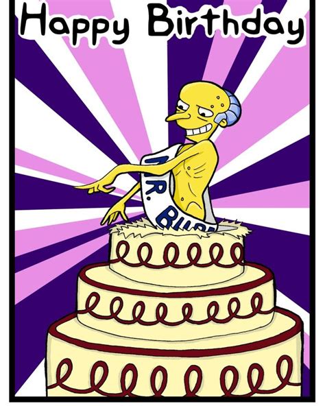 happy birthday from simpsons